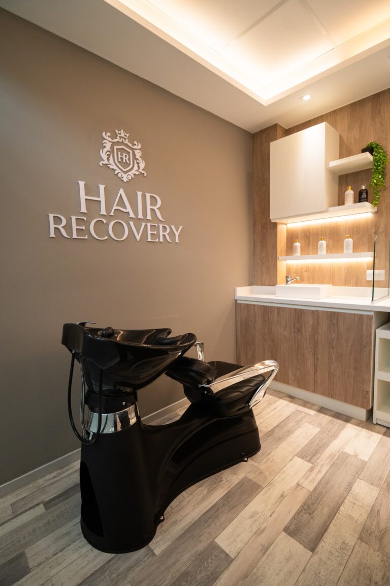 Sillón de tratamiento capilar en Hair Recovery